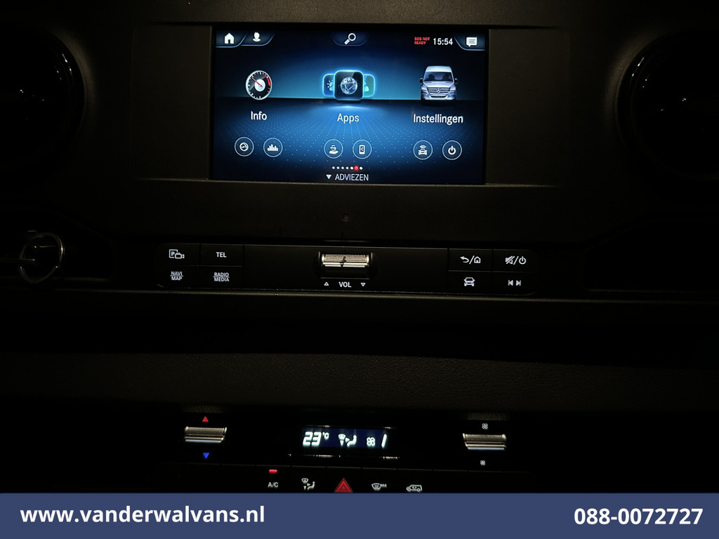Mercedes-Benz Sprinter 317 CDI 170pk L2H1 Euro6 Airco | Camera | Navigatie | Apple Carplay | Cruisecontrol | Trekhaak | Chauffeursstoel Android Auto, Bijrijdersbank 17
