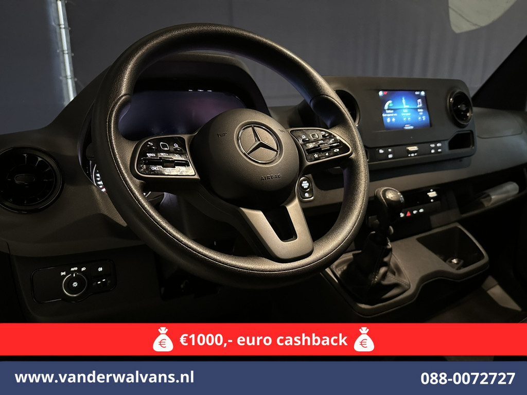 Mercedes-Benz Sprinter 317 CDI 170pk L3H2 Euro6 *Rijklaar Direct Rijden* Airco | MBUX | Camera | Apple Carplay | Cruisecontrol Stoelverwarming, Chauffeursstoel, Bijrijdersbank, Android Auto, MBUX 17