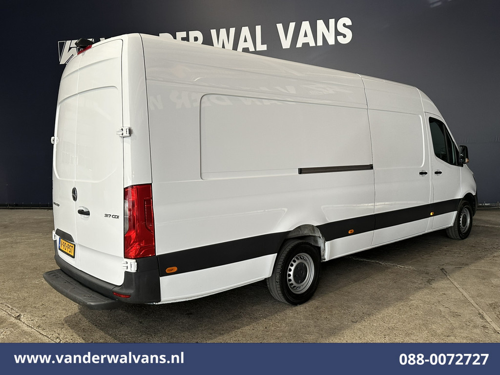 Mercedes-Benz Sprinter 317 CDI 170pk L4H2 Supermaxi Euro6 Airco | Camera | Apple Carplay | Android Auto 270 Graden Achterdeuren, Bijrijdersbank 10