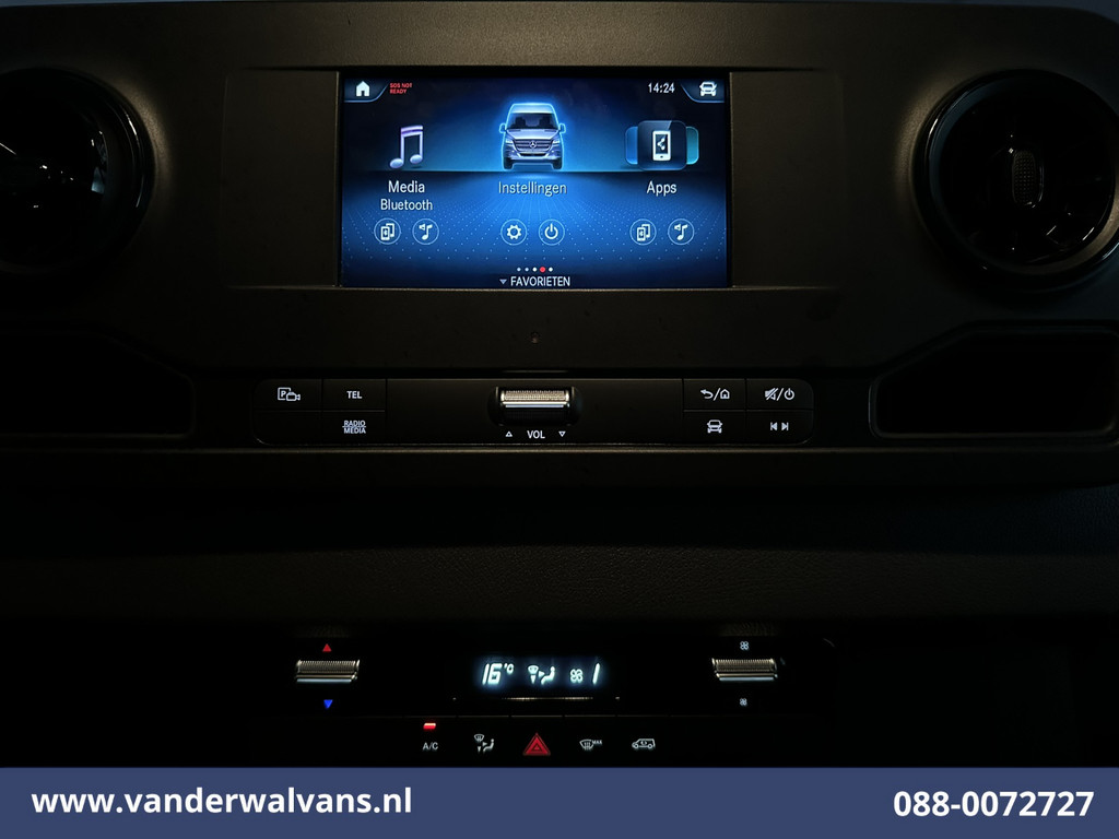 Mercedes-Benz Sprinter 317 CDI 170pk L4H2 Supermaxi Euro6 Airco | Camera | Apple Carplay | Android Auto 270 Graden Achterdeuren, Bijrijdersbank 12