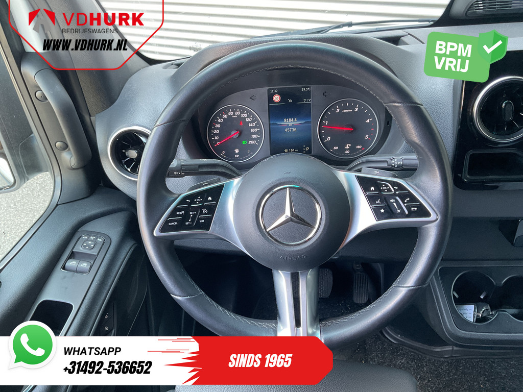Mercedes-Benz Sprinter 317 CDI Aut. L2H2 3.5t Trekverm./ LED/ Gev.Stoel/ Carplay/ Inrichting/ Navi/ Cruise/ Camera/ Sidesteps/ 18?LMV 18