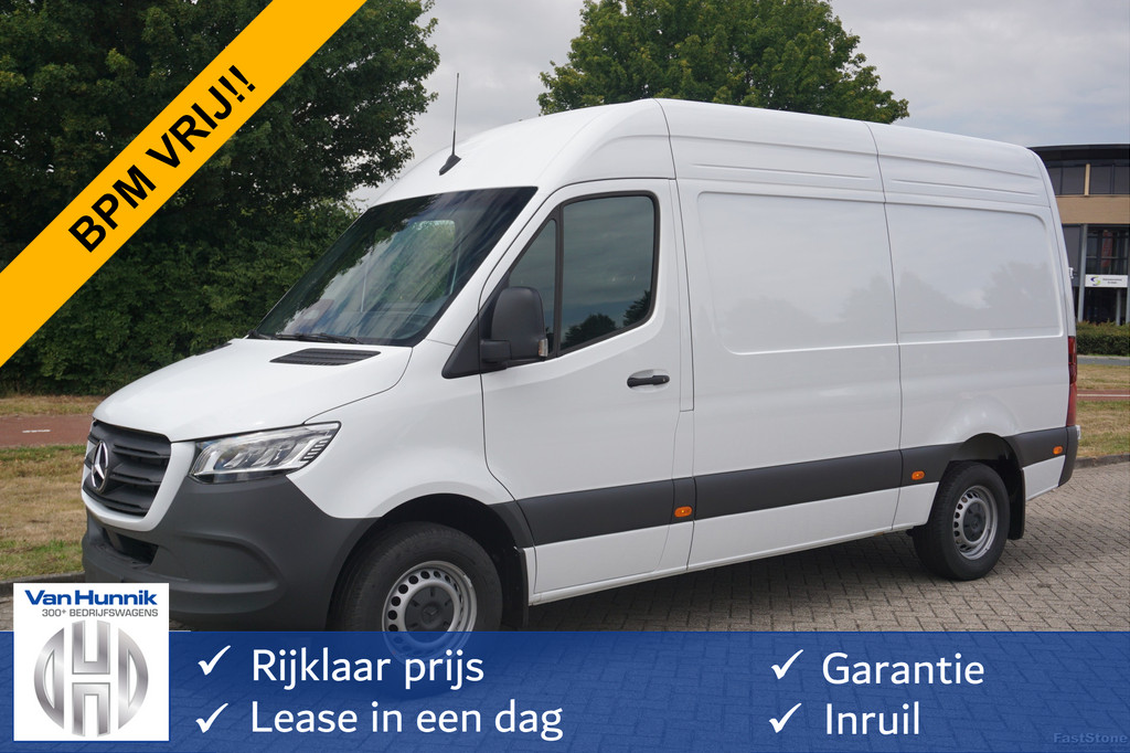 Mercedes-Benz Sprinter 317CDI Pro L2H2 BPM VRIJ!! 10.25 Mbux Cam, Gev. Stoel, 3.5T Trekgewicht, LED!! NR. A393*