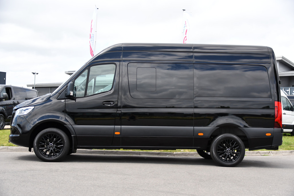 Mercedes-Benz Sprinter 319 3.0 CDI L2H2 DC Black Edition MARGE! Adaptieve Cruise, Camera, LED, Carplay, Standkachel, 10,5 Mbux, Automaat, 3500kg Trekhaak, Uniek! 9