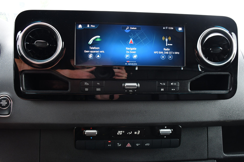 Mercedes-Benz Sprinter 319 3.0 CDI L2H2 PB Edition 360 Camera, Carplay, Cruise, 3500kg, Trekhaak, Led, NAVI, 190pk, 2 x Schuifdeur, Uniek! 19