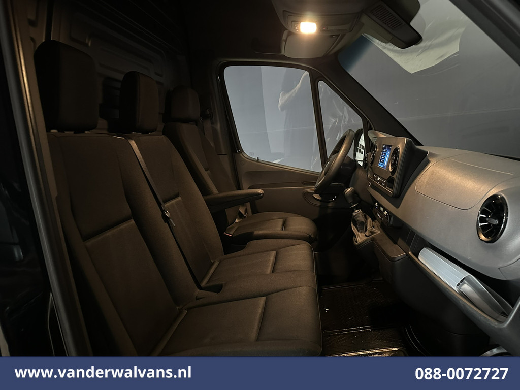 Mercedes-Benz Sprinter 319 CDI 191pk 3.0L V6 L3H2 Euro6 Airco | Camera | Navigatie | Chauffeursstoel | Apple Carplay Cruisecontrol, Android Auto, Stoelverwarming, 270gr Achterdeuren, Bijrijdersbank 10