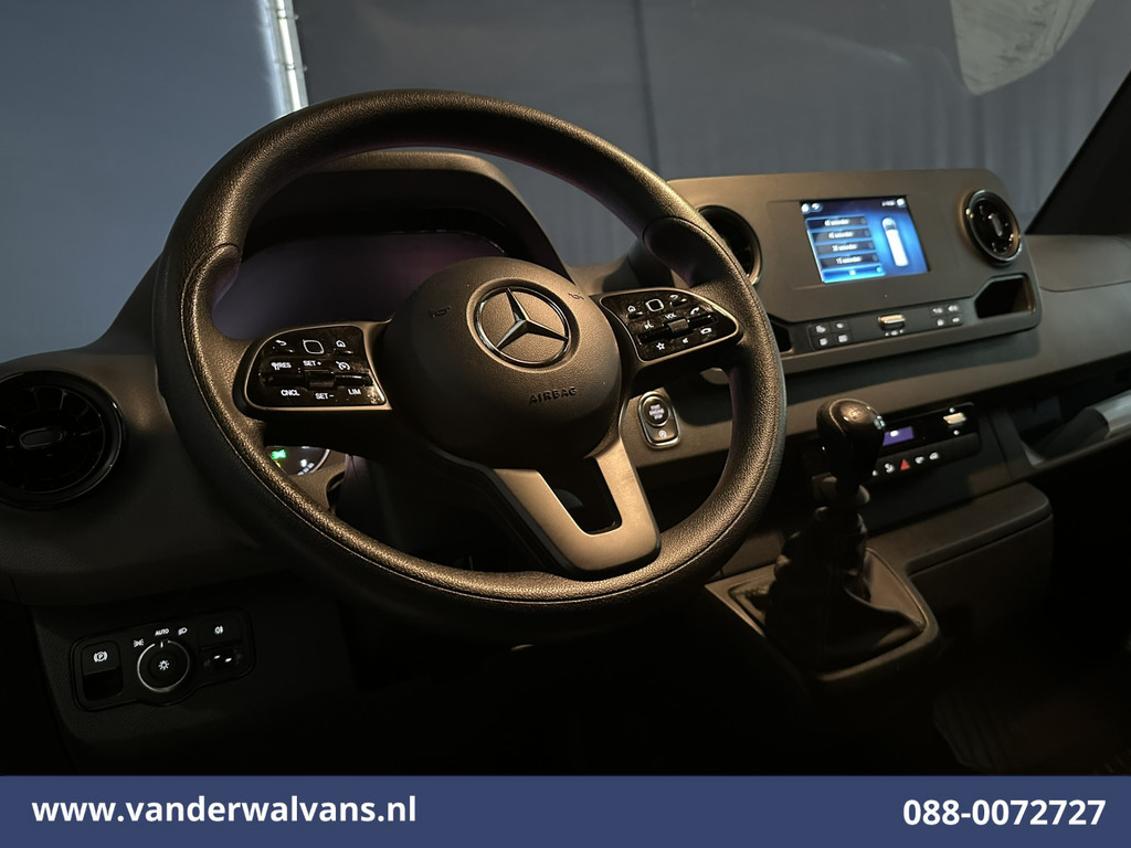 Mercedes-Benz Sprinter 319 CDI 191pk 3.0L V6 L3H2 Euro6 Airco | Camera | Navigatie | Chauffeursstoel | Apple Carplay Cruisecontrol, Android Auto, Stoelverwarming, 270gr Achterdeuren, Bijrijdersbank 19