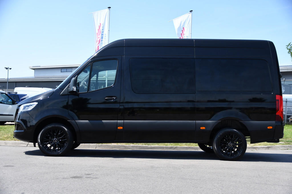 Mercedes-Benz Sprinter 319 V6 3.0 CDI L2H2 DC Black Edition Full Options! 360 Camera, Cruise, Carplay, 10,5 Mbux, LED, 2 x Geveerde stoel, Stoelverwarming, Sensoren, Uniek! 9