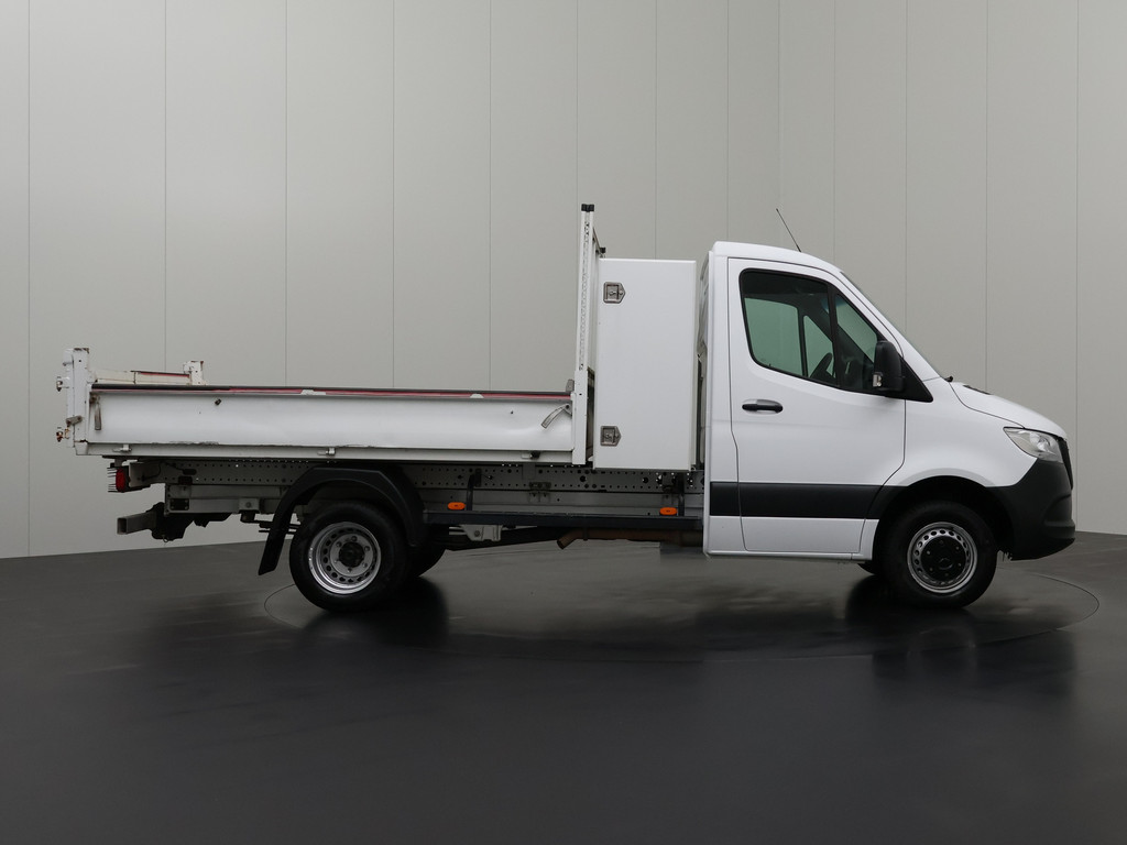 Mercedes-Benz Sprinter 514CDI Kipper | Materiaalkast | 3500Kg Trekhaak | Multimedia | Airco | Cruise | 3-Persoons 19
