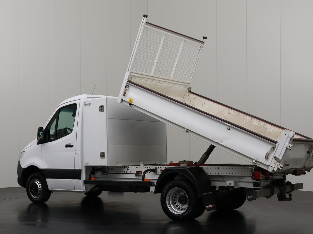 Mercedes-Benz Sprinter 514CDI Kipper | Materiaalkast | 3500Kg Trekhaak | Multimedia | Airco | Cruise | 3-Persoons 8