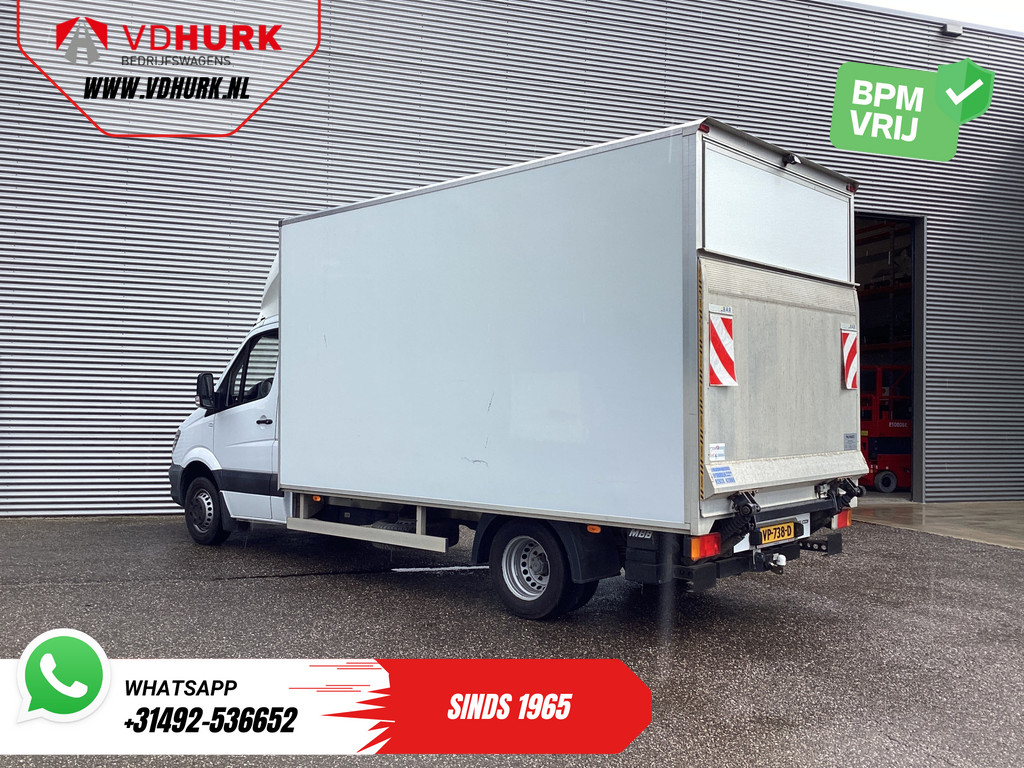 Mercedes-Benz Sprinter 516 2.2 CDI Bakwagen Laadklep/ Euro 6/ Dubbel lucht/ Spoiler/ Gev.Stoel/ Camera/ Airco/ Trekhaak/ 428x238x218 2