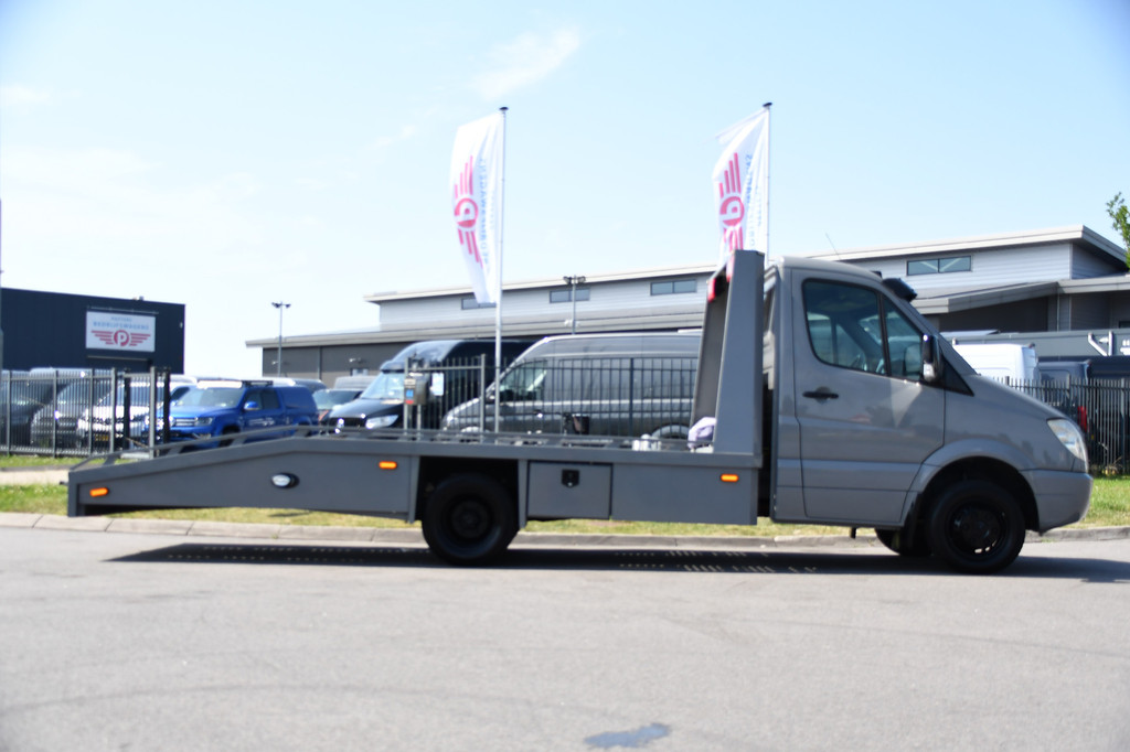 Mercedes-Benz Sprinter 518 3.0 CDI L3 Oprijwagen MARGE! Cruise, Leder, Multimedia, 184pk, Lier, Automaat, Airco, geveerde stoel, NIEUW STAAT! Auto transport, Auto trailer, EXPORT! HANDEL! UNIEK! 10