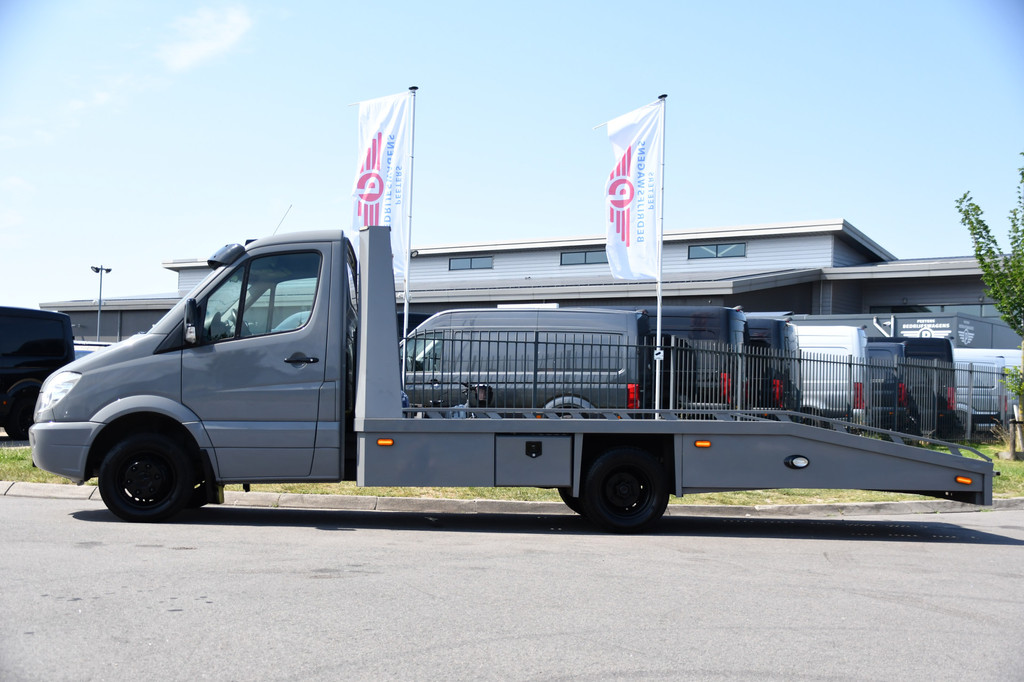 Mercedes-Benz Sprinter 518 3.0 CDI L3 Oprijwagen MARGE! Cruise, Leder, Multimedia, 184pk, Lier, Automaat, Airco, geveerde stoel, NIEUW STAAT! Auto transport, Auto trailer, EXPORT! HANDEL! UNIEK! 9