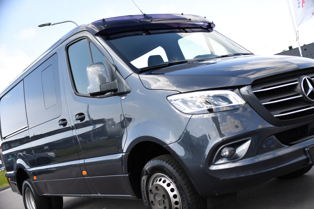 Mercedes-Benz Sprinter 519 V6 3.0 CDI L2H1 DC PB Edition N1, Cruise, Camera, Carplay, LED, 2 x Schuifdeur, 3500kg trekhaak, 10,5 Mbux, Leder, 17
