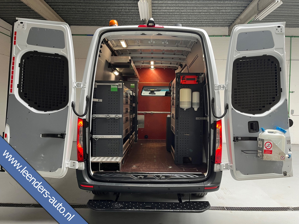 Mercedes-Benz Sprinter Automaat Servicewagen 314 2.2 CDI 140PK L2H2 euro6 BOTT Inrichting, Victron V230, Standkachel RIJKLAARPRIJS