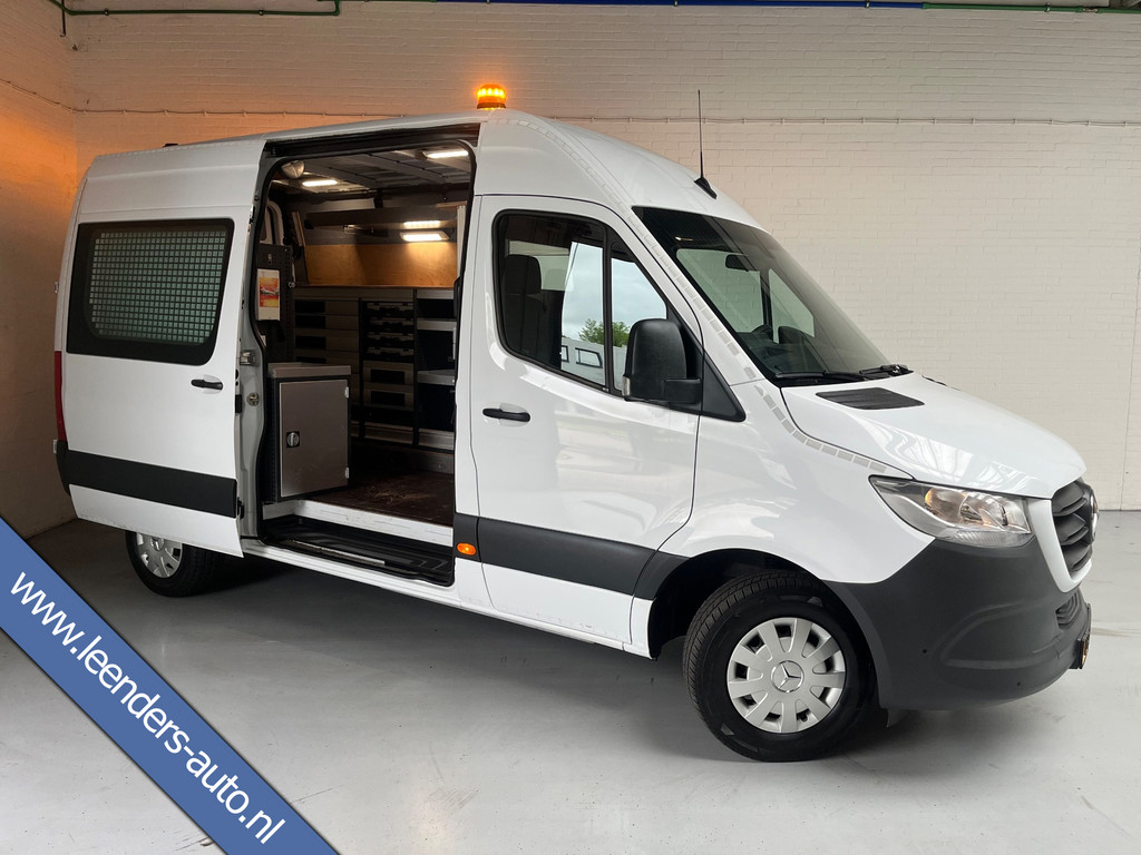 Mercedes-Benz Sprinter Automaat Servicewagen 314 2.2 CDI 140PK L2H2 euro6 BOTT, Victron V230, Standkachel Trekhaak RIJKLAARPRIJS 2