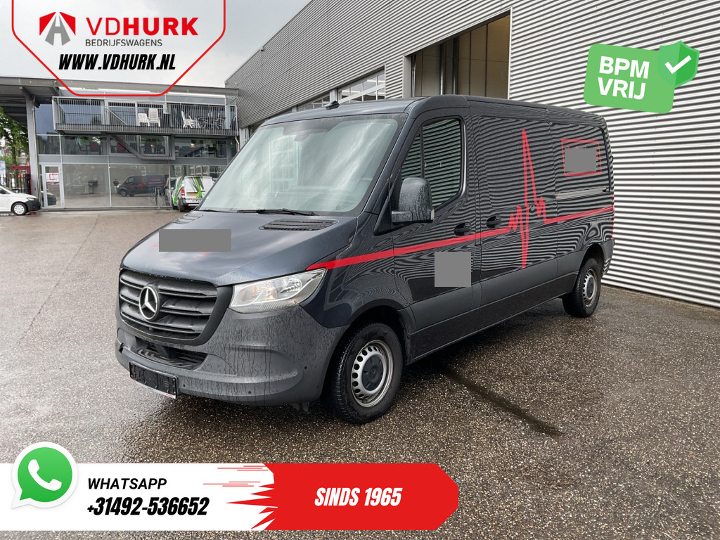 Mercedes-Benz Sprinter L2 2x Schuifdeur/ 360 Camera/ Carplay/ Airco/ Navi/ PDC/ Trekhaak 8