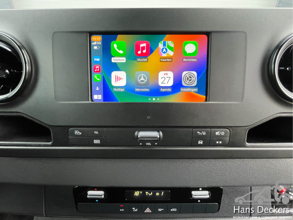 Mercedes-Benz Sprinter L2 H2 317 Vrieswagen -20 - +20 Koelwagen Carrier Dag & Nacht MBUX Xarios 350 BPM Vrij 13