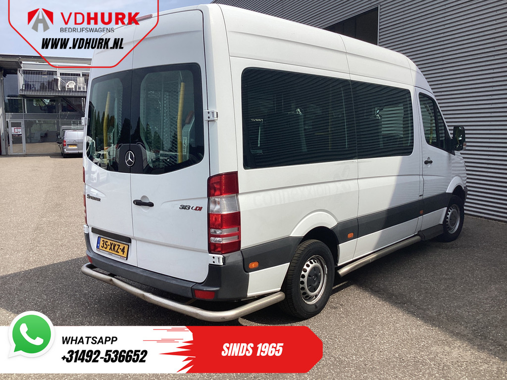 Mercedes-Benz Sprinter Mercedes-Benz Sprinter 313 2.2 CDI L2H2 EUR9922 Incl. BTW BPM VRIJ! EXPORT ONLY Combi/ 9 Persoons/ Kombi/ 9P/ Airco/ Rolstoellift 10
