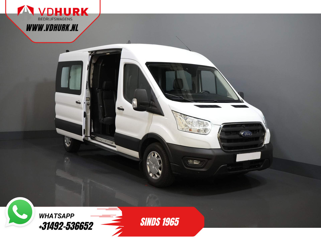 Mercedes-Benz Sprinter (Transit) 2.0 TDCI 130 pk L3H2 DC Dubbel Cabine 7 Pers./ Riem V.V./ Adapt. Cruise/ CarPlay/ PDC/ Navi/ Camera/ Airco/ Trekhaak 8