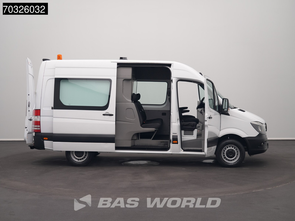 Mercedes-Benz Sprinter 313 CDI Automaat Dubbel Cabine L2H2 Trekhaak Navi Airco Cruise Parkeersensoren v+a Stoelverwarming Euro6 L2 DC Doka Mixto Airco Trekhaak Cruise control 7