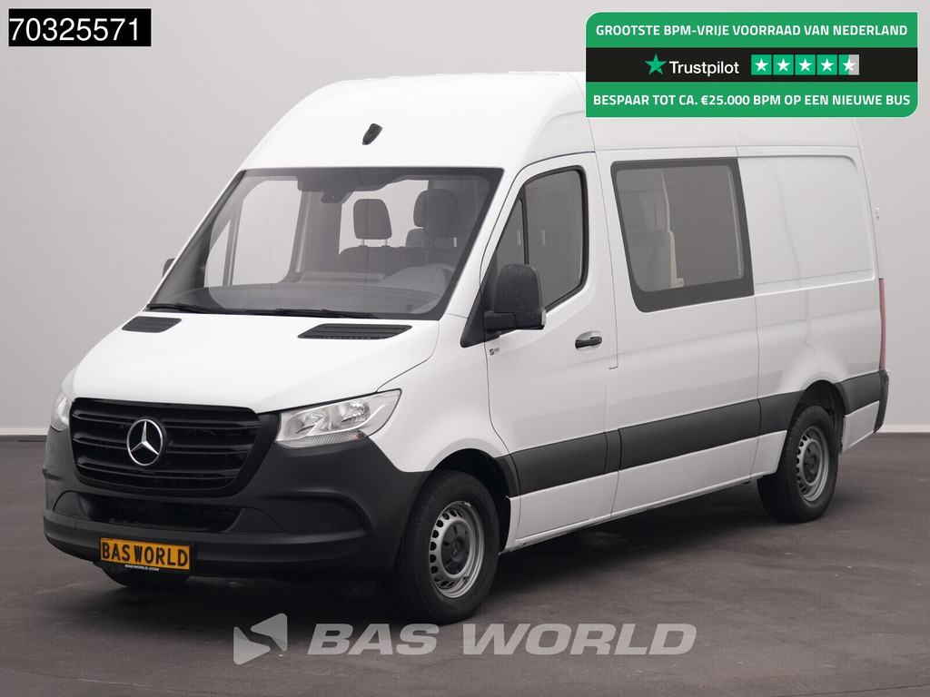 Mercedes-Benz Sprinter 314 CDI Automaat Dubbel Cabine L2H2 3,5t Trekhaak Airco Cruise Camera MBUX CarPlay Euro6 DC Doka Mixto Airco Trekhaak Cruise control