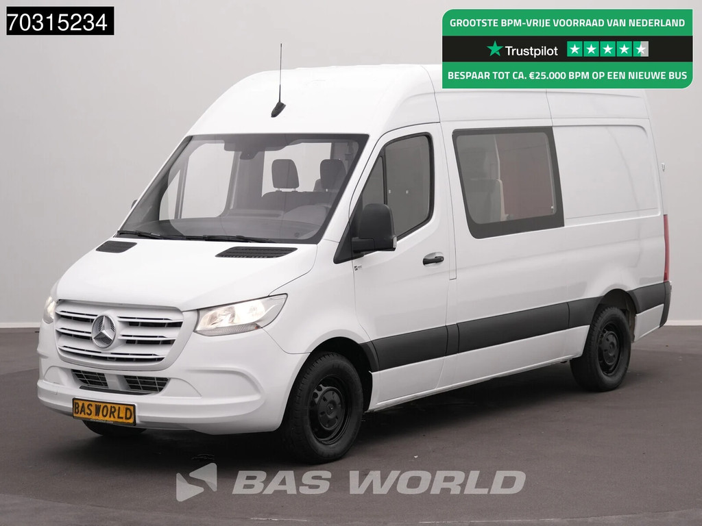 Mercedes-Benz Sprinter 314 CDI Automaat Dubbel Cabine L2H2 Airco Cruise Camera Euro6 L2 DC Doka Mixto Airco Cruise control