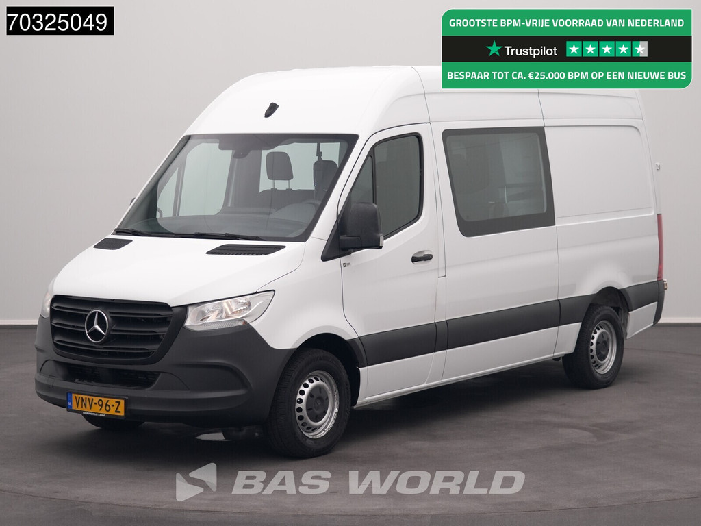 Mercedes-Benz Sprinter 314 CDI Dubbel Cabine L2H2 Trekhaak Navi Airco Cruise Camera Euro6 L2 DC Doka Mixto Airco Dubbel cabine Trekhaak Cruise control