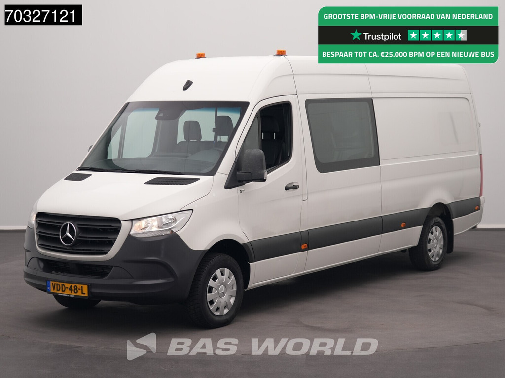 Mercedes-Benz Sprinter 316 CDI Automaat Dubbel Cabine L3H2 Navi Airco Cruise Parkeersensoren Euro6 L3 DC Doka Mixto Airco Cruise control