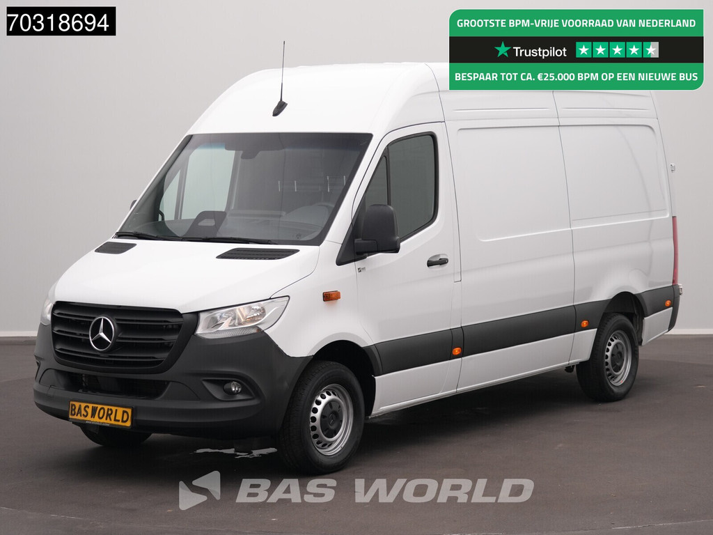 Mercedes-Benz Sprinter 317 CDI Automaat 2025 Model L2H2 170PK Navi Airco Cruise Camera 10inch MBUX CarPlay Parkeersensoren Stoelverwarming Euro6 L2 PRO Airco Cruise control