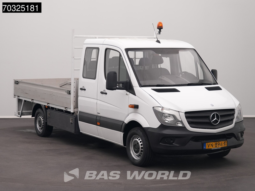 Mercedes-Benz Sprinter 413 CDI Euro6 Dubbel Cabine Open Laadbak Trekhaak Zwaailampen Pritsche DC Doka Trekhaak 7