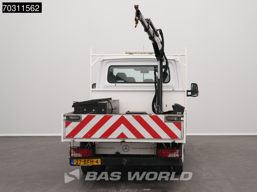 Mercedes-Benz Sprinter 513 CDI Automaat Euro6 Kraanwagen HIAB 017T Dubbellucht Trekhaak Airco Euro6 Kraan Open Laadbak Crane Kranwagen Pritsche Open Box Pickup Airco Trekhaak 10