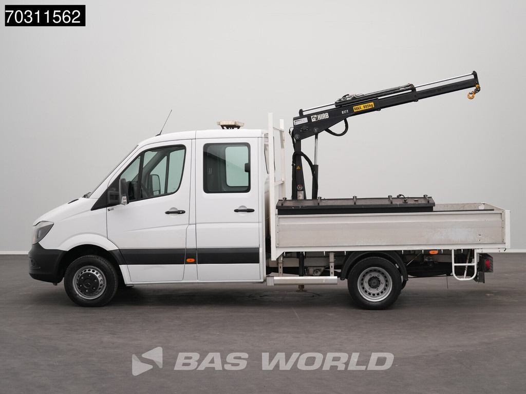 Mercedes-Benz Sprinter 513 CDI Automaat Euro6 Kraanwagen HIAB 017T Dubbellucht Trekhaak Airco Euro6 Kraan Open Laadbak Crane Kranwagen Pritsche Open Box Pickup Airco Trekhaak 15