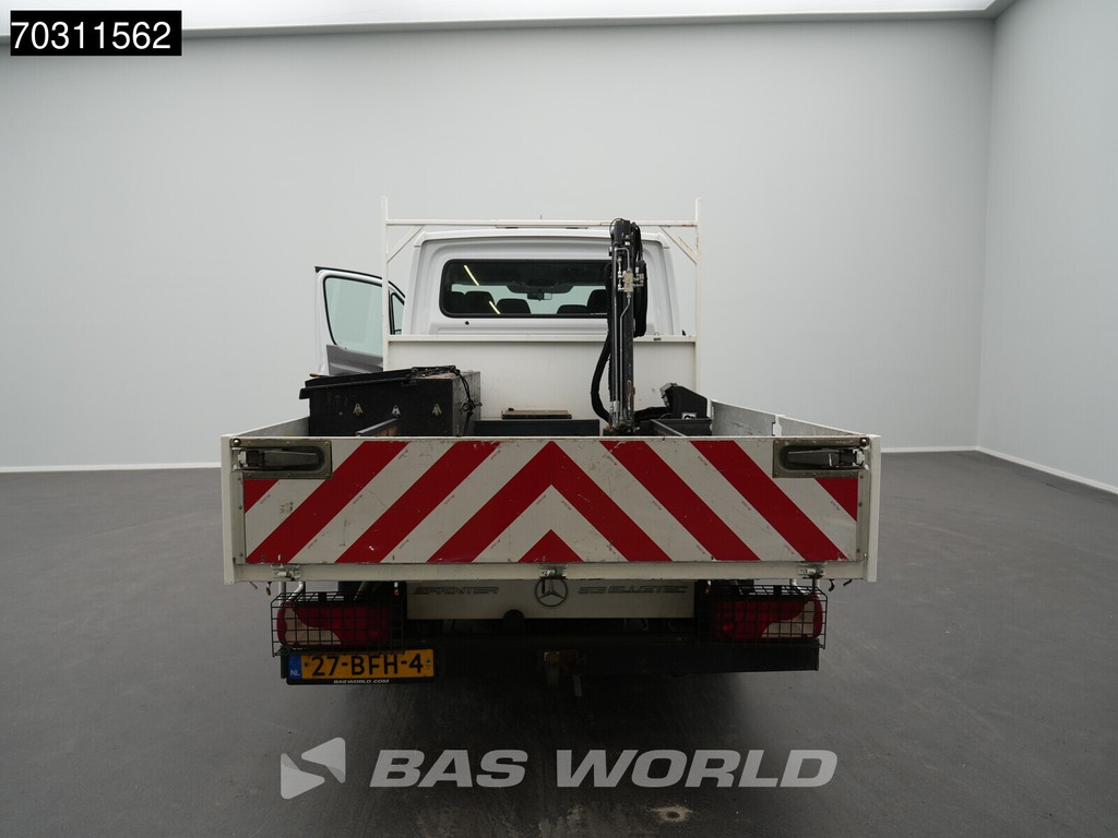 Mercedes-Benz Sprinter 513 CDI Automaat Euro6 Kraanwagen HIAB 017T Dubbellucht Trekhaak Airco Euro6 Kraan Open Laadbak Crane Kranwagen Pritsche Open Box Pickup Airco Trekhaak 18