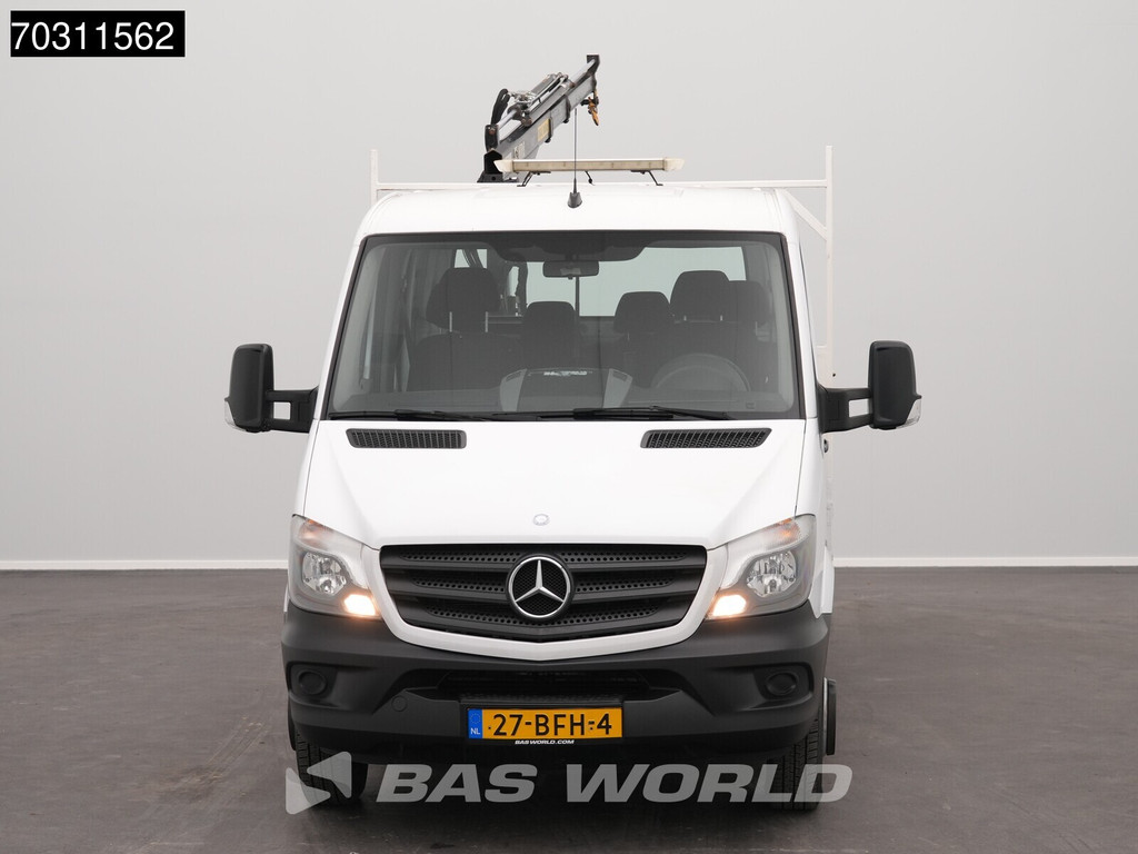 Mercedes-Benz Sprinter 513 CDI Automaat Euro6 Kraanwagen HIAB 017T Dubbellucht Trekhaak Airco Euro6 Kraan Open Laadbak Crane Kranwagen Pritsche Open Box Pickup Airco Trekhaak 9