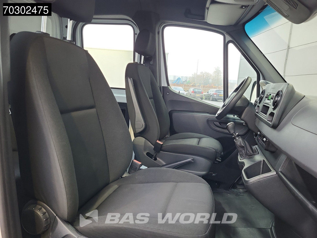 Mercedes-Benz Sprinter 514 CDI Dubbel Cabine Kipper met Kist Dubbellucht 3,5t Trekhaak Airco Cruise Euro6 Tipper Benne Kipper DC Doka Airco Trekhaak Cruise control 14