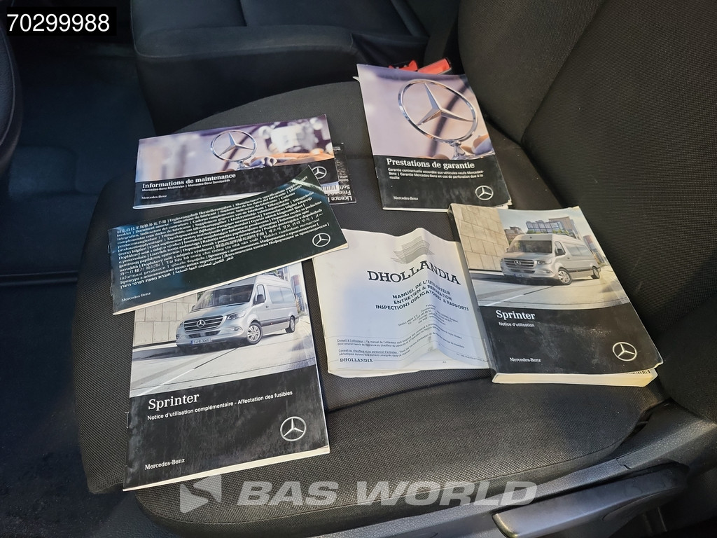 Mercedes-Benz Sprinter 514 CDI Laadklep Zijdeur Dubbellucht Bakwagen Airco Cruise DHollandia Euro6 Meubelbak Koffer Airco Cruise control 19