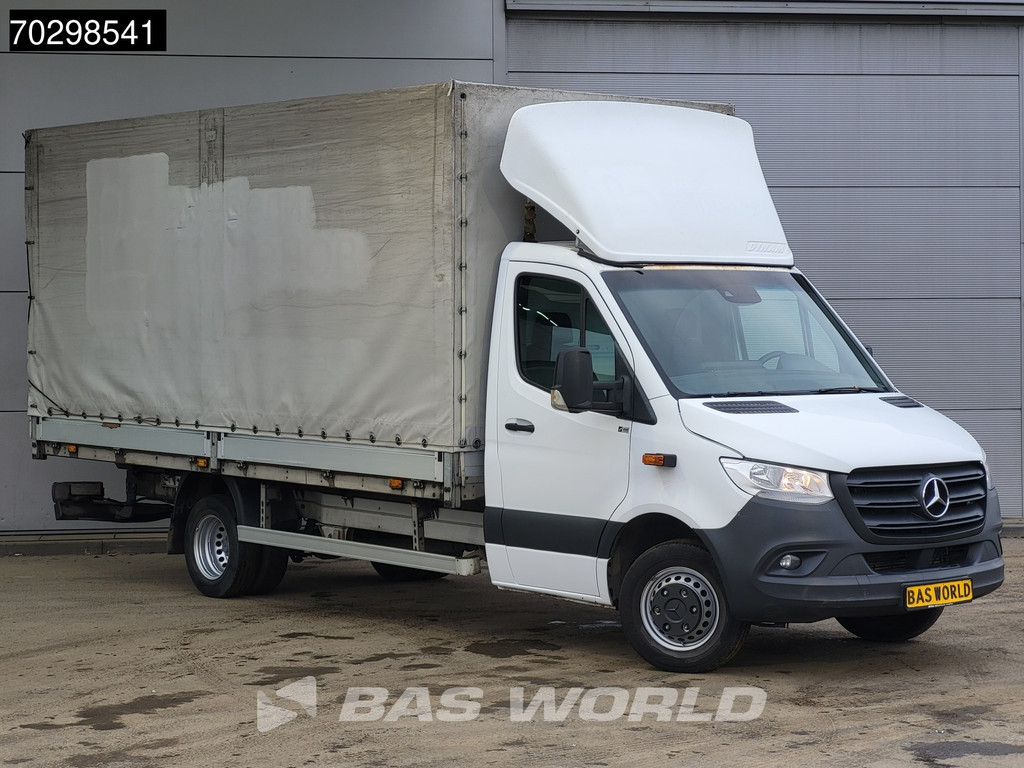 Mercedes-Benz Sprinter 519 CDI 3.0L V6 Automaat 484cm Dubbellucht Huif Bakwagen 190PK Airco Cruise Euro6 Meubelbak Koffer Airco 7