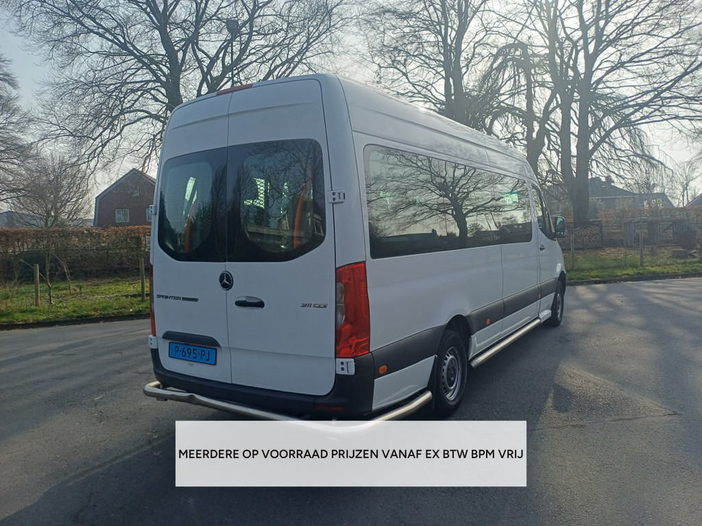 Mercedes-Benz Sprinter Tourer 311 CDI L3 HD ROLSTOELBUS LIFT/TAXI/VERLENGD/EX/BTW/EURO6/GROEPSVERVOER 7