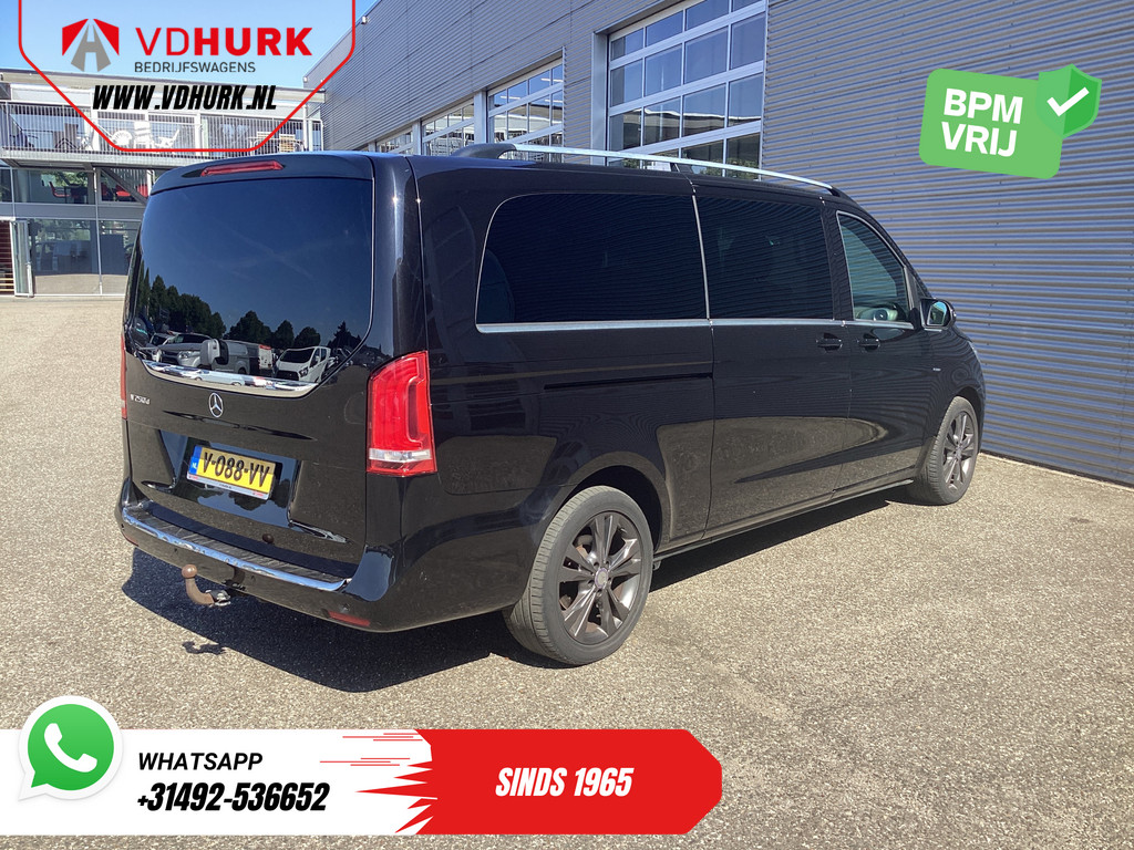 Mercedes-Benz V-klasse 250d XL L3 DC Avantgarde BPM VRIJ! LED/ 2x Schuifdeur/ Standkachel/ Stoelverw/ Leder/ Navi/ Elek.Klep/ Camera/ PDC/ LMV/ Cruise/ Trekhaak / Airco 10