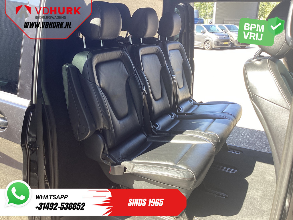 Mercedes-Benz V-klasse 250d XL L3 DC Avantgarde BPM VRIJ! LED/ 2x Schuifdeur/ Standkachel/ Stoelverw/ Leder/ Navi/ Elek.Klep/ Camera/ PDC/ LMV/ Cruise/ Trekhaak / Airco 11