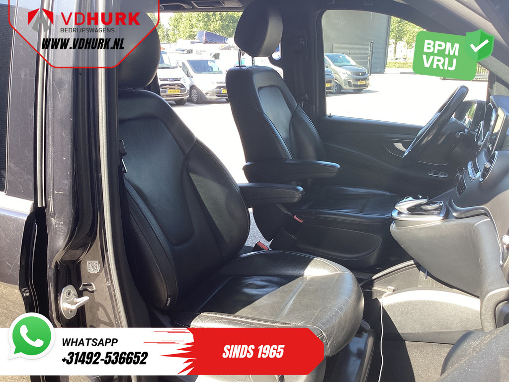 Mercedes-Benz V-klasse 250d XL L3 DC Avantgarde BPM VRIJ! LED/ 2x Schuifdeur/ Standkachel/ Stoelverw/ Leder/ Navi/ Elek.Klep/ Camera/ PDC/ LMV/ Cruise/ Trekhaak / Airco 12