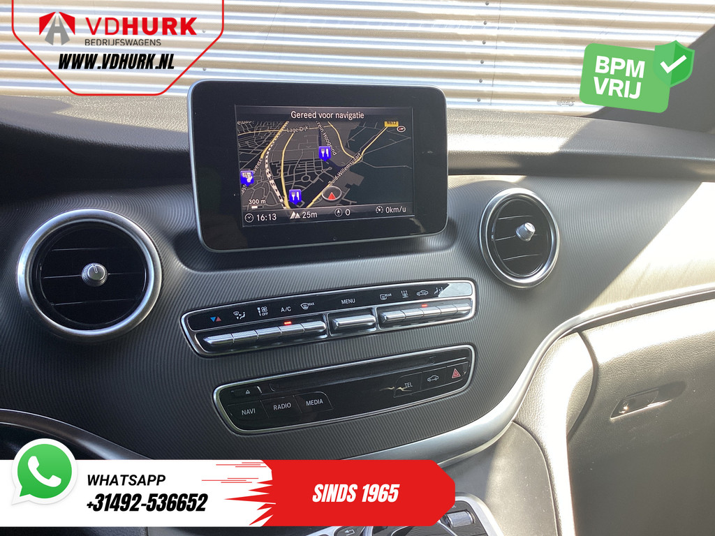 Mercedes-Benz V-klasse 250d XL L3 DC Avantgarde BPM VRIJ! LED/ 2x Schuifdeur/ Standkachel/ Stoelverw/ Leder/ Navi/ Elek.Klep/ Camera/ PDC/ LMV/ Cruise/ Trekhaak / Airco 15