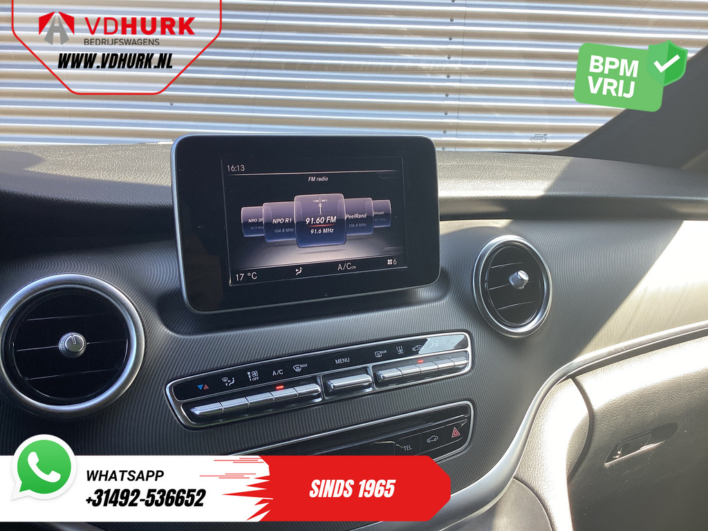 Mercedes-Benz V-klasse 250d XL L3 DC Avantgarde BPM VRIJ! LED/ 2x Schuifdeur/ Standkachel/ Stoelverw/ Leder/ Navi/ Elek.Klep/ Camera/ PDC/ LMV/ Cruise/ Trekhaak / Airco 16
