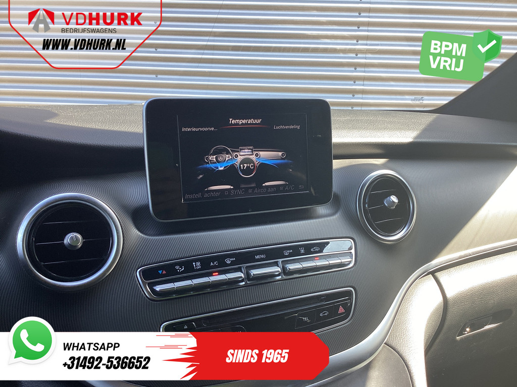 Mercedes-Benz V-klasse 250d XL L3 DC Avantgarde BPM VRIJ! LED/ 2x Schuifdeur/ Standkachel/ Stoelverw/ Leder/ Navi/ Elek.Klep/ Camera/ PDC/ LMV/ Cruise/ Trekhaak / Airco 17