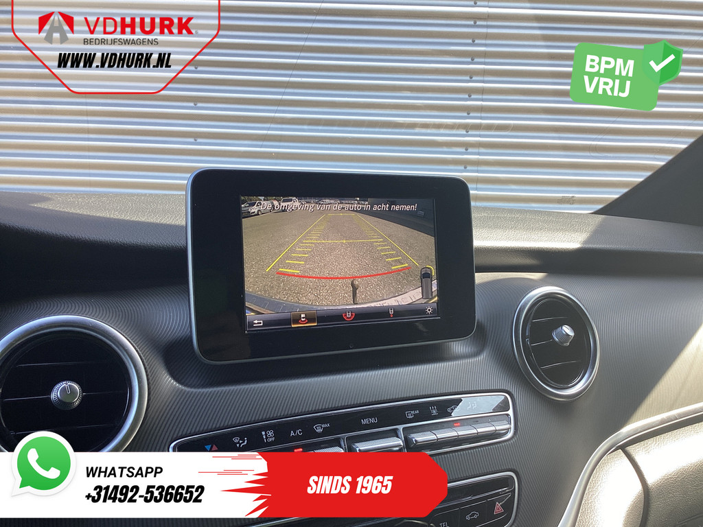 Mercedes-Benz V-klasse 250d XL L3 DC Avantgarde BPM VRIJ! LED/ 2x Schuifdeur/ Standkachel/ Stoelverw/ Leder/ Navi/ Elek.Klep/ Camera/ PDC/ LMV/ Cruise/ Trekhaak / Airco 18
