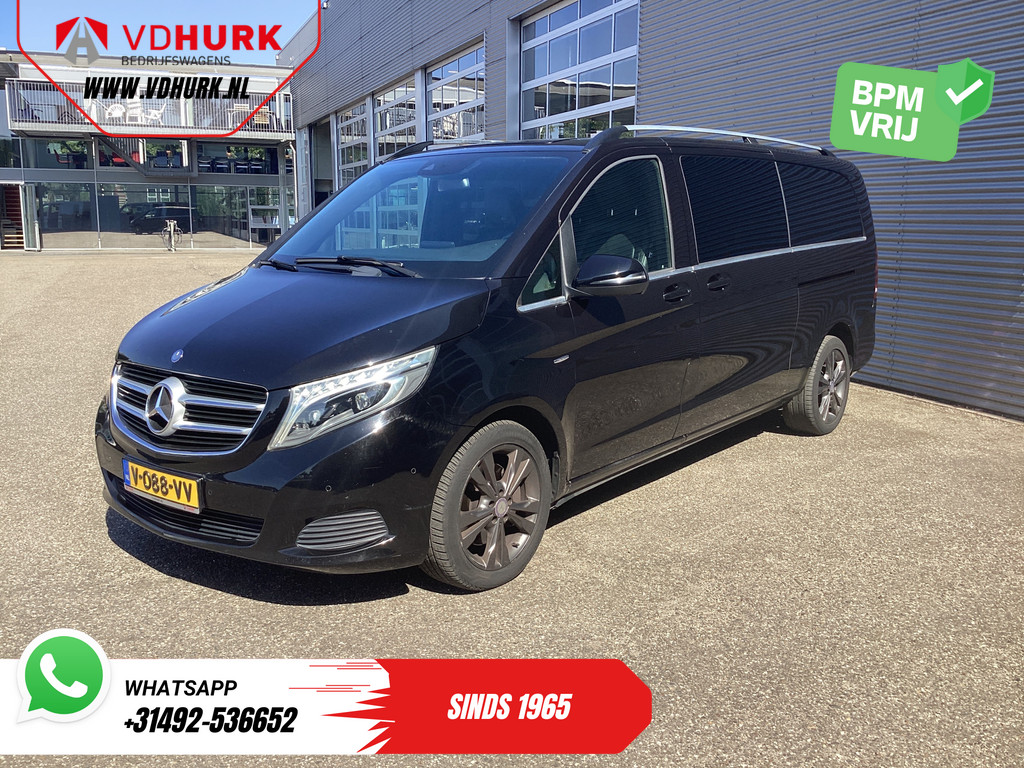 Mercedes-Benz V-klasse 250d XL L3 DC Avantgarde BPM VRIJ! LED/ 2x Schuifdeur/ Standkachel/ Stoelverw/ Leder/ Navi/ Elek.Klep/ Camera/ PDC/ LMV/ Cruise/ Trekhaak / Airco 9