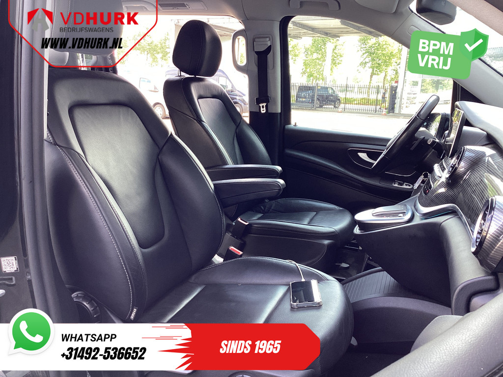 Mercedes-Benz V-klasse 300d Aut. XL L3 Avantgarde Edition BPM VRIJ! 2xElek.Schuifdeur/ Leder/ LED/ Standkachel/ Carplay/ Afn.Trekhaak/ Stoelverw./ Alarm III/ Navi/ Camera/ PDC/ Cruise/ 18? LMV 10