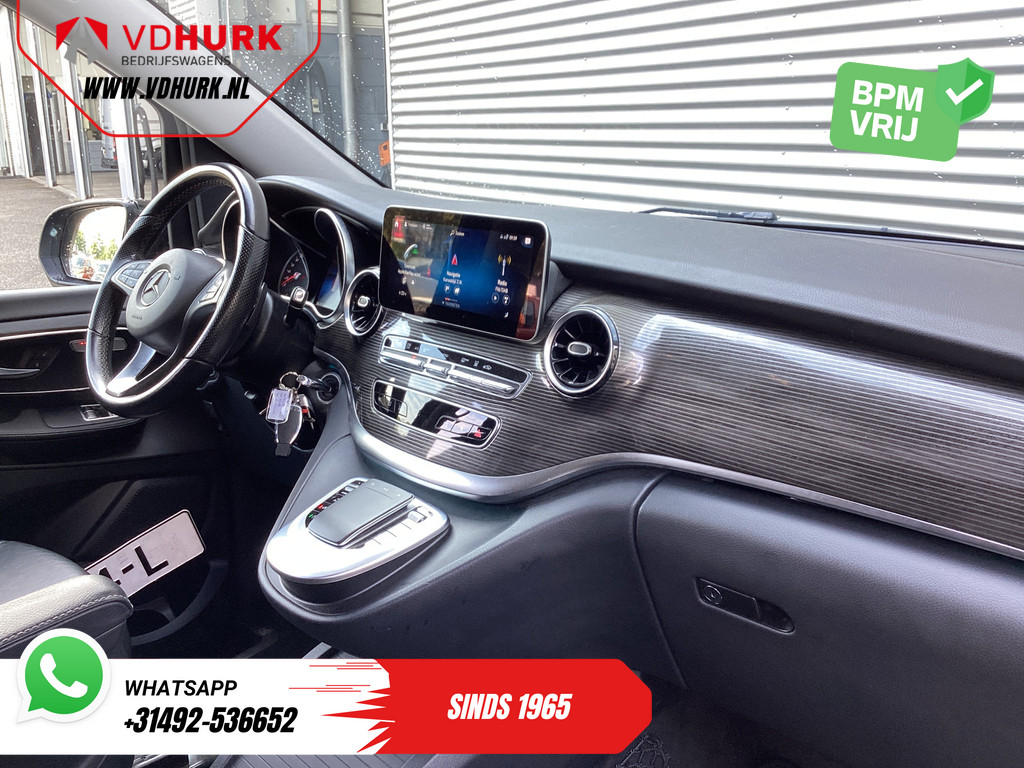 Mercedes-Benz V-klasse 300d Aut. XL L3 Avantgarde Edition BPM VRIJ! 2xElek.Schuifdeur/ Leder/ LED/ Standkachel/ Carplay/ Afn.Trekhaak/ Stoelverw./ Alarm III/ Navi/ Camera/ PDC/ Cruise/ 18? LMV 11