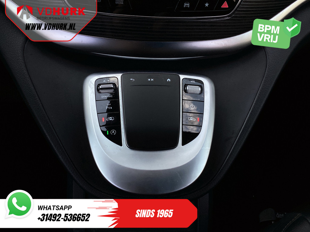Mercedes-Benz V-klasse 300d Aut. XL L3 Avantgarde Edition BPM VRIJ! 2xElek.Schuifdeur/ Leder/ LED/ Standkachel/ Carplay/ Afn.Trekhaak/ Stoelverw./ Alarm III/ Navi/ Camera/ PDC/ Cruise/ 18? LMV 12