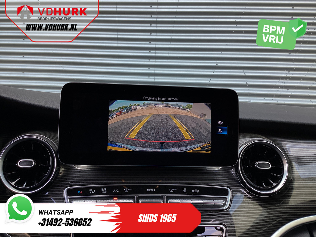 Mercedes-Benz V-klasse 300d Aut. XL L3 Avantgarde Edition BPM VRIJ! 2xElek.Schuifdeur/ Leder/ LED/ Standkachel/ Carplay/ Afn.Trekhaak/ Stoelverw./ Alarm III/ Navi/ Camera/ PDC/ Cruise/ 18? LMV 15